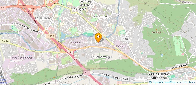 localisation de l'entreprise SCI AGRICOLE VARAVIC à LES PENNES MIRABEAU