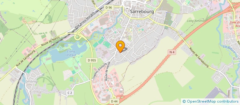 localisation de l'entreprise SCI AGRIDELME à SARREBOURG