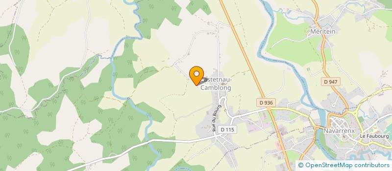 localisation de l'entreprise SCI AGRIDIS  CASTETNAU-CAMBLONG