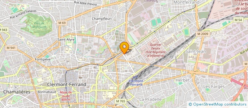 localisation de l'entreprise SCI AGRILEC  CLERMONT-FERRAND