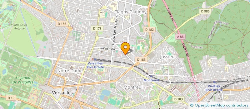localisation de l'entreprise SCI AGRION à VERSAILLES