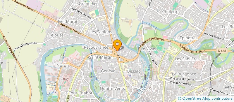 localisation de l'entreprise SCI AGRIPPA à NIORT