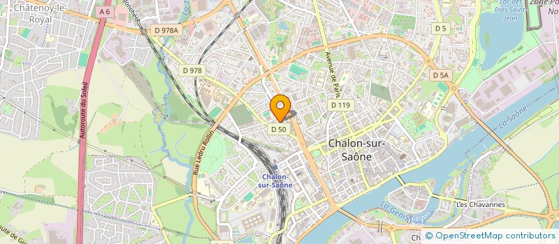 localisation de l'entreprise SCI AGRIPPINE  CHALON-SUR-SAONE