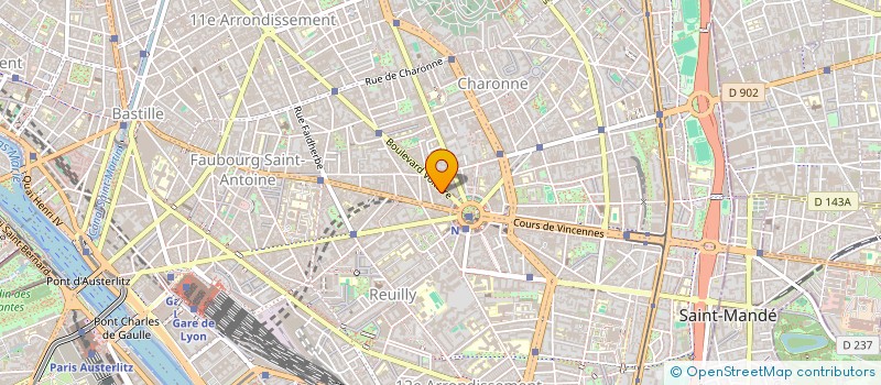 localisation de l'entreprise SCI AGRO5  PARIS