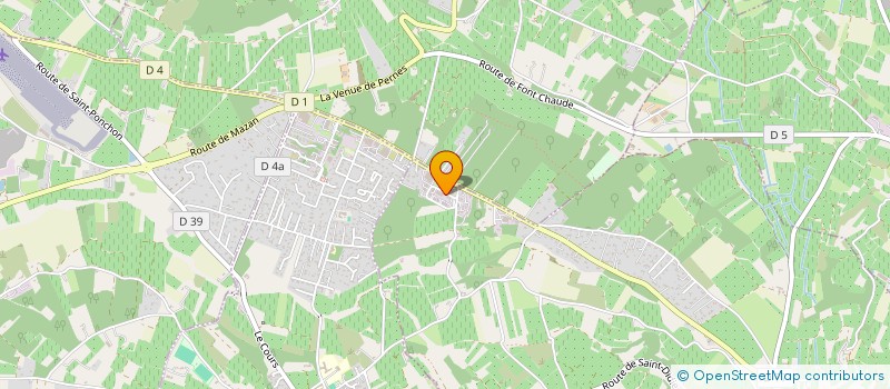 localisation de l'entreprise SCI AGROUFIOUN  VENASQUE