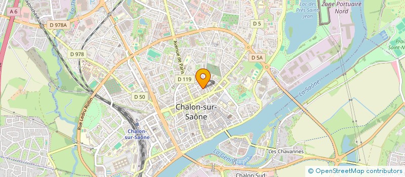 localisation de l'entreprise SCI AGRUMES à CHALON-SUR-SAONE