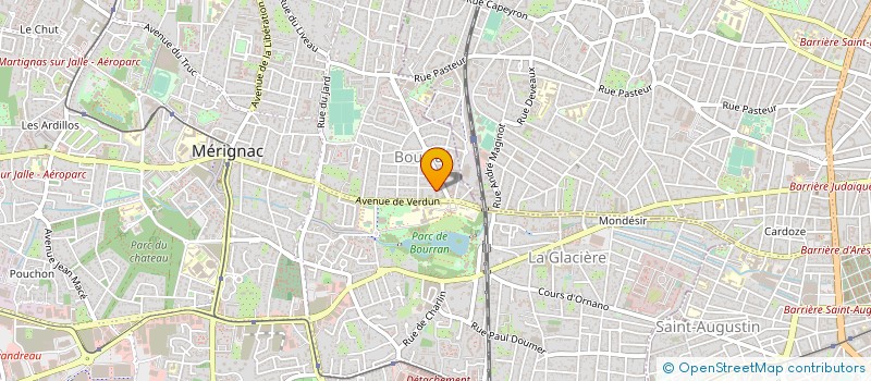 localisation de l'entreprise SCI AGS  MERIGNAC