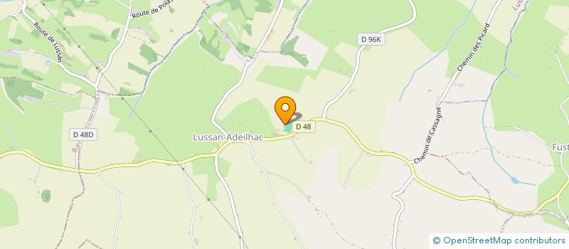 localisation de l'entreprise SCI AGSA  MARIGNAC-LASCLARES