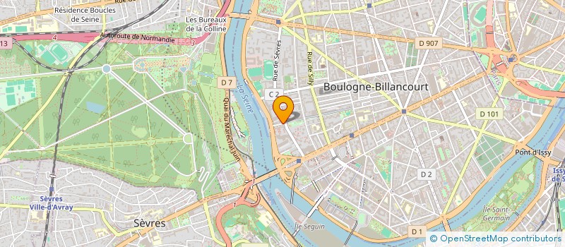 localisation de l'entreprise SCI AGSO à BOULOGNE-BILLANCOURT