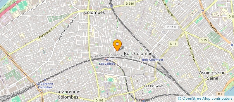 localisation de l'entreprise SCI AGT INVESTISSEMENT à COLOMBES
