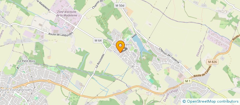 localisation de l'entreprise SCI AGTP  FLOURENS