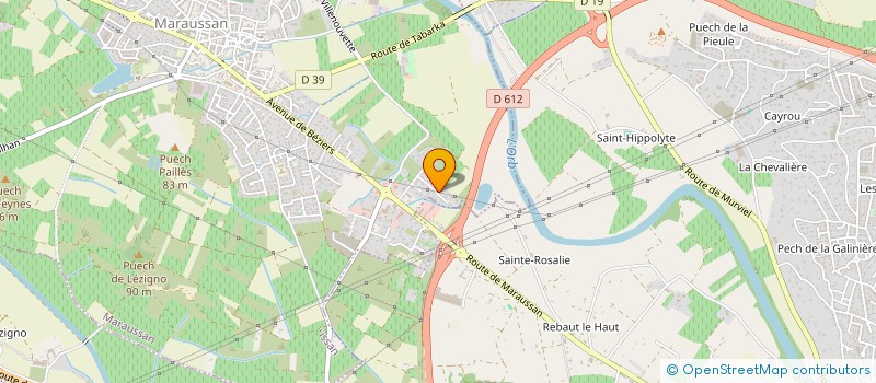 localisation de l'entreprise SCI AGUA VIVA  MARAUSSAN