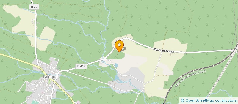 localisation de l'entreprise SCI AGUDA  LALUQUE