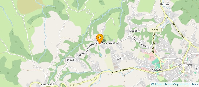 localisation de l'entreprise SCI AGUERRE à HASPARREN