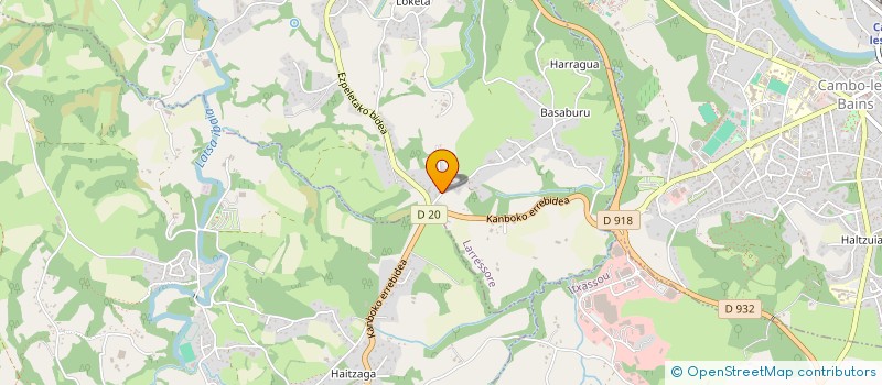 localisation de l'entreprise SCI AGUERRIA  LARRESSORE