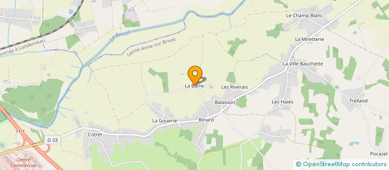 localisation de l'entreprise SCI AGUET IMMOBILIER  SAINTE-ANNE-SUR-BRIVET