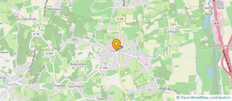 localisation de l'entreprise SCI AGUIARD MAILLET  MORANCE