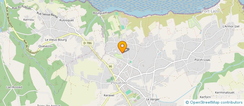 localisation de l'entreprise SCI AGUILA  PLOUEZEC