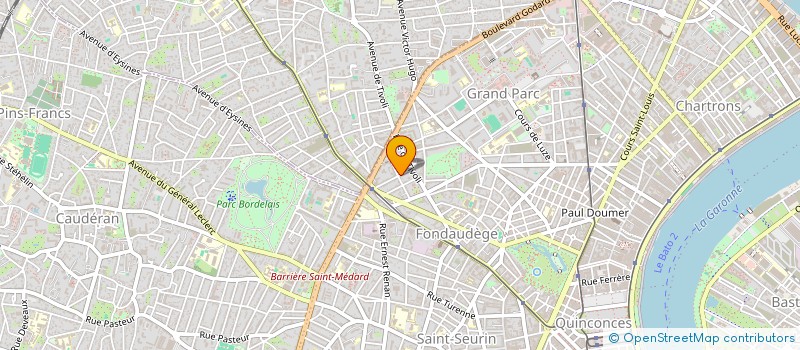 localisation de l'entreprise SCI AGUILAR PERE ET FILS  BORDEAUX