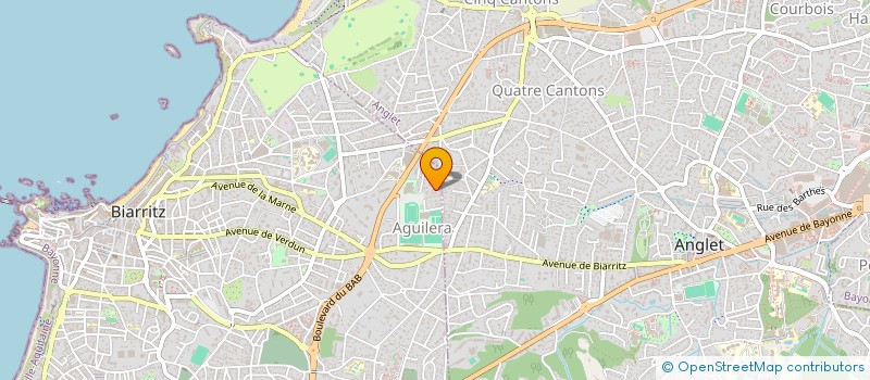 localisation de l'entreprise SCI AGUILERA L.L. à BIARRITZ