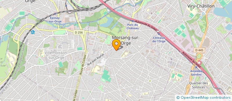 localisation de l'entreprise SCI AGUILLE à MORSANG-SUR-ORGE