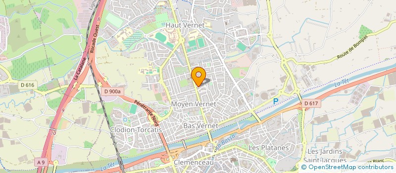 localisation de l'entreprise SCI AGUILO à PERPIGNAN