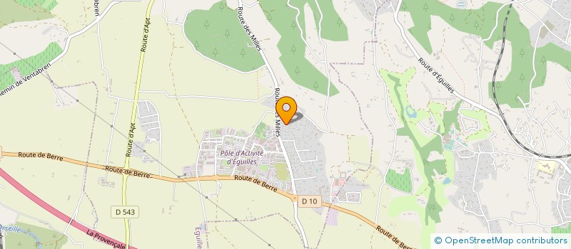 localisation de l'entreprise SCI AGUIO  EGUILLES