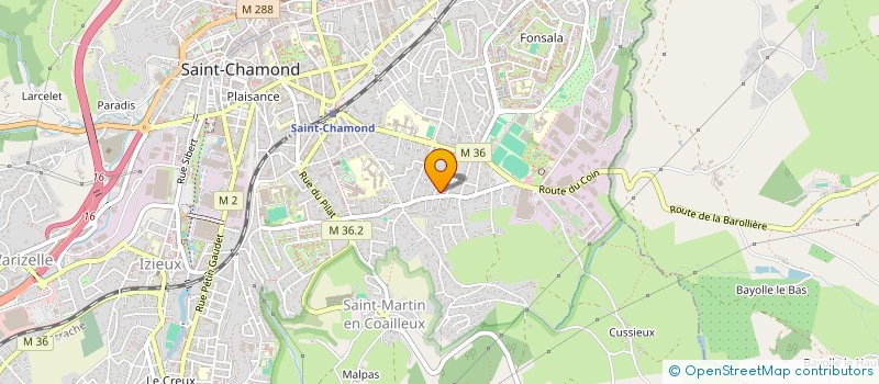 localisation de l'entreprise SCI AGUIR IMMO 26RL  SAINT-CHAMOND