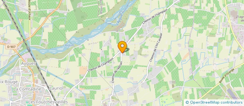 localisation de l'entreprise SCI AGULHON  CALVISSON