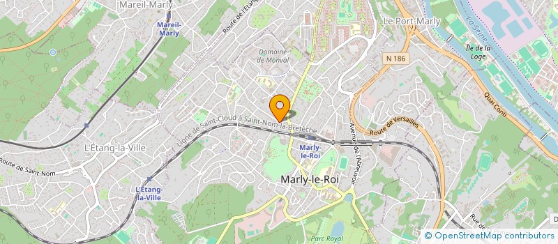 localisation de l'entreprise SCI AGUYMER  MARLY-LE-ROI