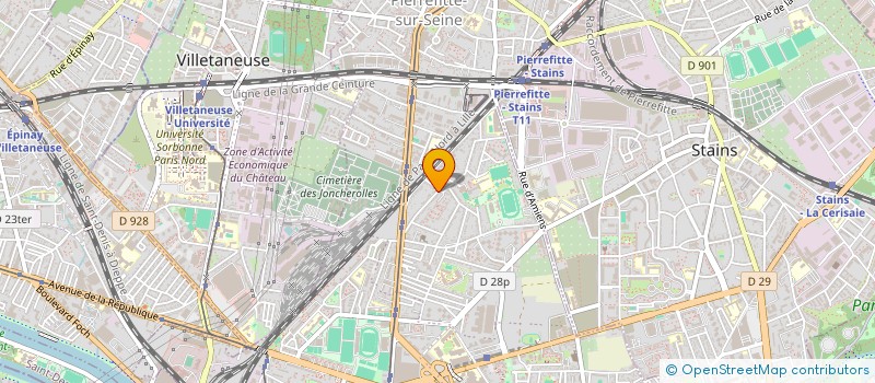 localisation de l'entreprise SCI AGVA IMMO à PIERREFITTE-SUR-SEINE