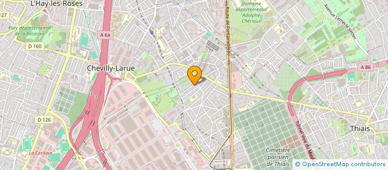 localisation de l'entreprise SCI AGZALADAM  CHEVILLY-LARUE