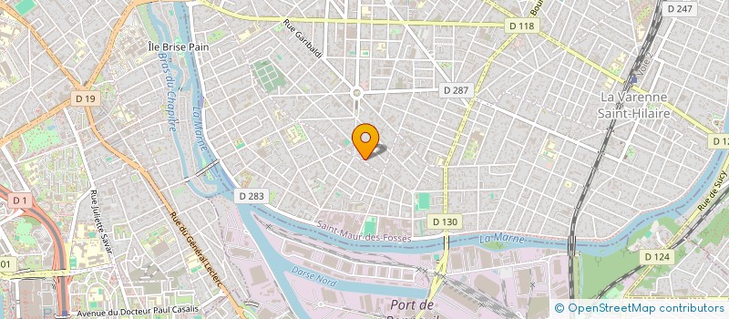 localisation de l'entreprise SCI AH 26 à ST MAUR DES FOSSES