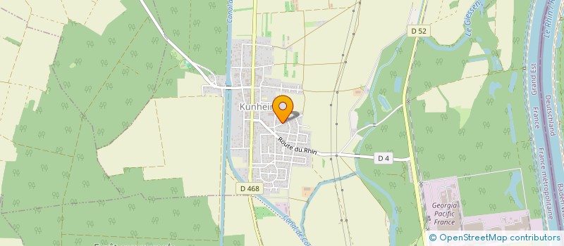 localisation de l'entreprise SCI AH  KUNHEIM