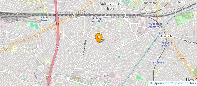 localisation de l'entreprise SCI AH à AULNAY-SOUS-BOIS