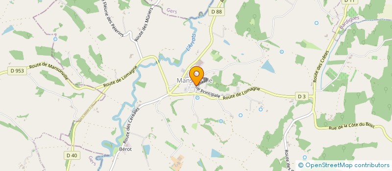 localisation de l'entreprise SCI AH 75  MARSAC