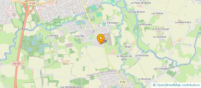 localisation de l'entreprise SCI AH DELANIER  SAINT-ERBLON