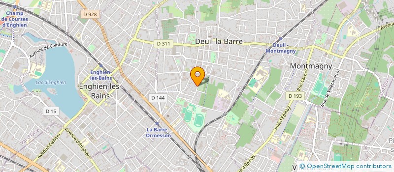 localisation de l'entreprise SCI AH INVESTISSEMENTS  DEUIL-LA-BARRE