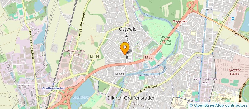 localisation de l'entreprise SCI AH MARNE  OSTWALD