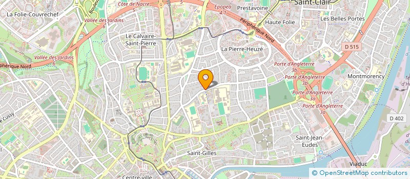 localisation de l'entreprise SCI AH OPUS à CAEN