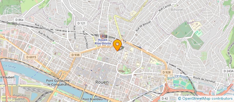 localisation de l'entreprise SCI AH2C à ROUEN