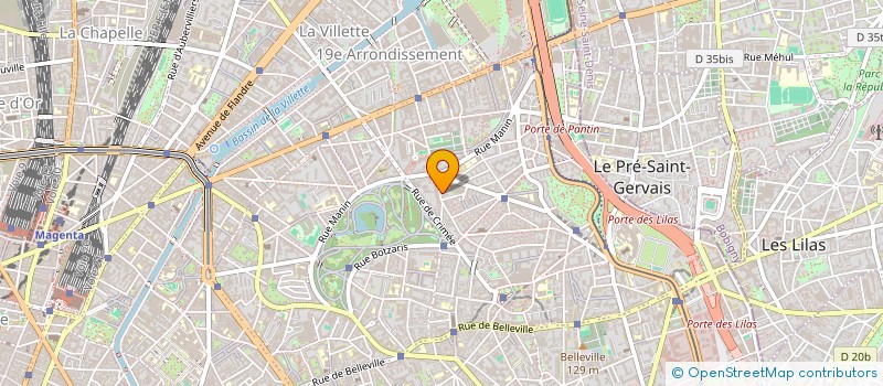 localisation de l'entreprise SCI AHAVA  PARIS