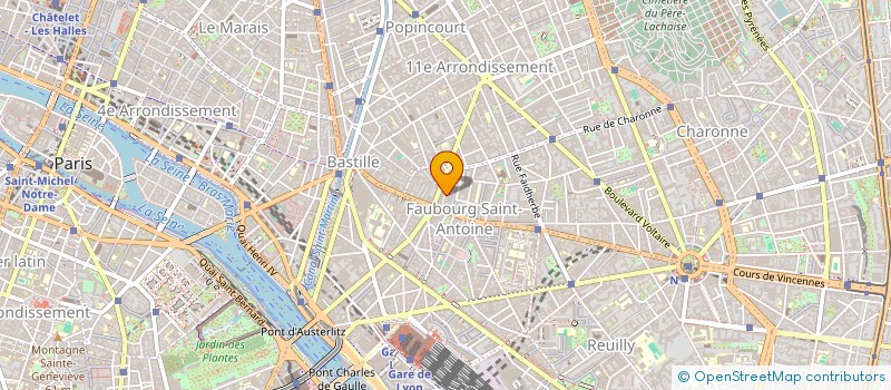 localisation de l'entreprise SCI AHAVA  PARIS