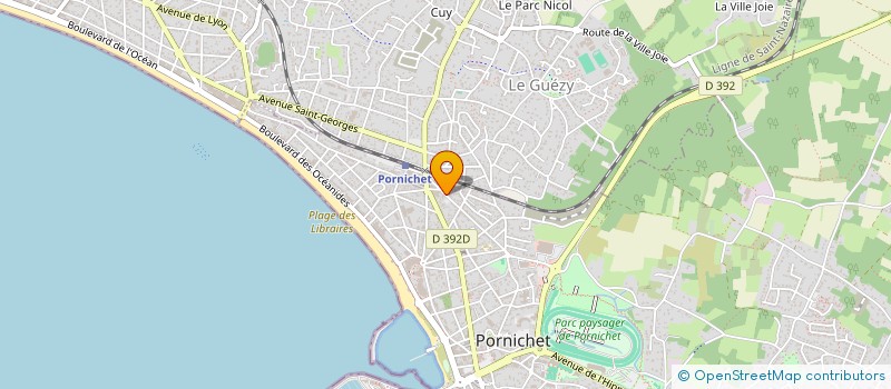 localisation de l'entreprise SCI AHB à PORNICHET