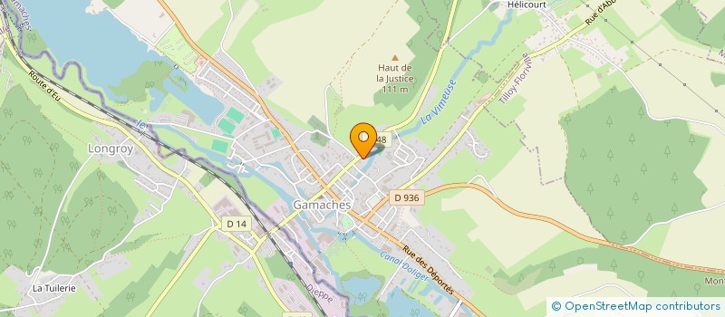 localisation de l'entreprise SCI AHEP  GAMACHES