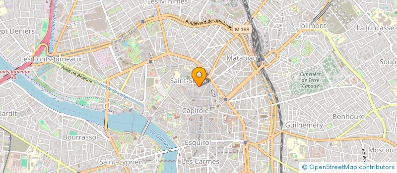 localisation de l'entreprise SCI AHEP à TOULOUSE