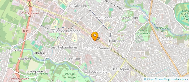 localisation de l'entreprise SCI AHFAT LEUNG  SAINT-HERBLAIN