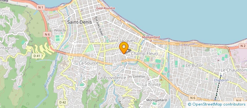 localisation de l'entreprise SCI AHIC à SAINT-DENIS