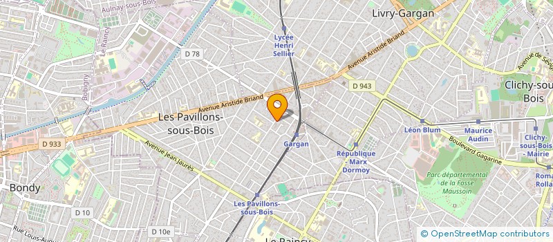 localisation de l'entreprise SCI AHIM à LES PAVILLONS-SOUS-BOIS