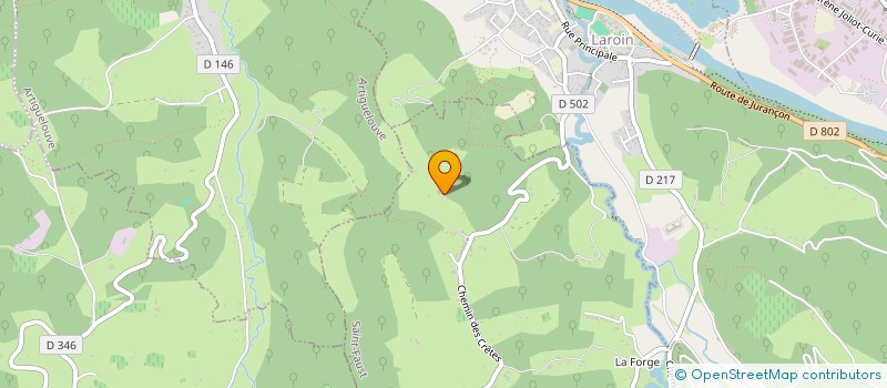 localisation de l'entreprise SCI AHISPAK  SAINT-FAUST